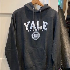 yale hooded sweatshirt